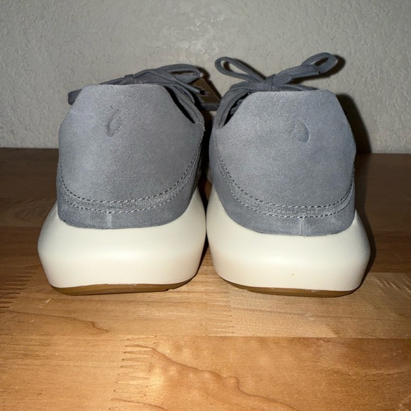 OluKai Koheo Men’s Convertible Charcoal Gray Suede Leather Sneakers Size 12 NEW - Picture 4 of 7